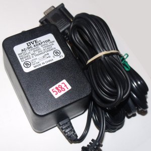 DVE DV-91ADT AC ADAPTER 9VDC 1000mA USED INJECTION KEY POWER SUP