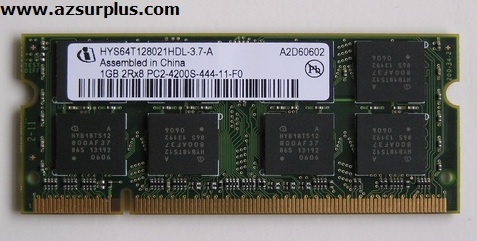 Infineon HYS64T128021HDL-3.7-A Laptop RAM Memory 1GB DDR2 533MHZ