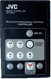 JVC RM-V403U infrared Remote Control 11 Buttons Used