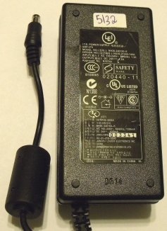 LEI NH36-240150-I1 AC ADAPTER 24VDC 1.5A USED -(+) 3x5.5mm ROUND