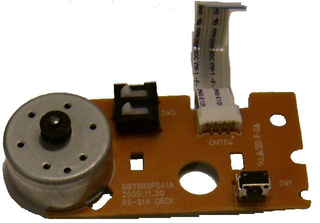 EJECT Motor 6870R0P541A RS-01A DECK FOR PHILIPS LG LRA-760 SUPER