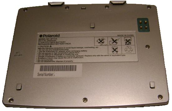 Polaroid Li-ion BT51A Polymer Rechargeable Battery DC7.4V 2800mA