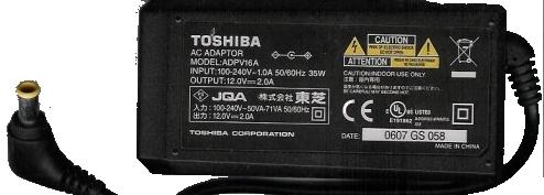 TOSHIBA ADPV16A AC DC ADAPTER 12V 2A 35W POWER SUPPLY DVD PLAYER