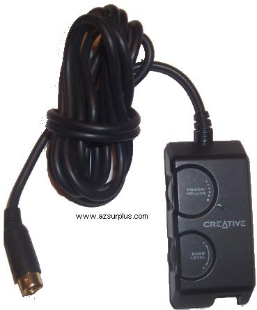 CREATIVE WIRE REMOTE FOR SUBWOOFER SYSTEM WITH HEADPHONE JACK
