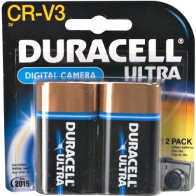 DURACELL ULTRA CR-V3 3V DIGITAL CAMERA BATTERY
