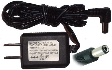 EC-455 9057-C01110000 AC ADAPTER 13.5V 1200mA POWER SUPPLY
