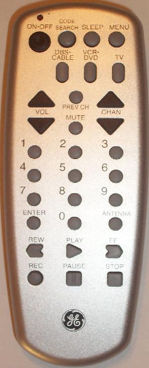 GE INFRARAD REMOTE CONTROL UNIT 31 BUTTON WITH LED