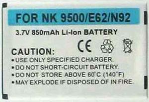Battery NK-9500 3.7V 850mAh Li-ion RECHARGEABLE Nokia E61 E62 N9
