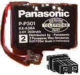 Panasonic HHR-P301 Ni-Mh battery 3.6 V 350 mAh for Wireless Cord