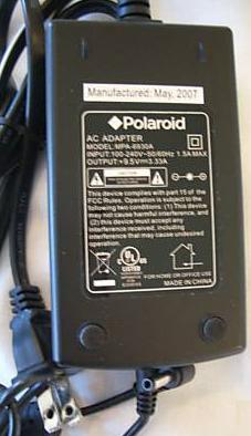 Polaroid MPA-6930A AC Adapter 9.5V 3A PDM-0711 PDV0820 DVD Power