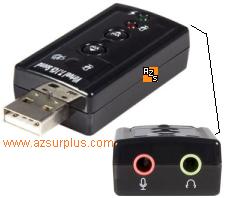 StarTech ICUSBAUDIO7 Virtual 7.1 USB Stereo External Sound Card