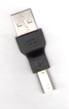 USB A-M TO B-M SMALL ADAPTER FOR LAPTOPS