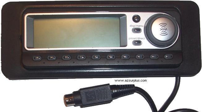 XM IN DASH SATELLITE RADIO TUNER ( Car Audio ) Wire Remote